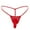 Red, variant on Ohufall Mens Underwear G-string Stockings Cover Silky Sheer Mesh Transparent T Pants Single Ding Underwear Men Clearance
