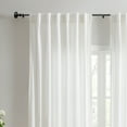 thumbnail image 5 of Martha Stewart Barrington 3/4", Adjustable Curtain Rod and Finial Set, Matte Black, 36'' - 66'' Long, 5 of 6