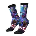 thumbnail image 2 of Ninjago Adult Socks Casual Tube Socks Durable Comfort Calf Socks Soft Elastic Crew Socks 2 Black-1, 2 of 9