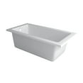 thumbnail image 2 of Fine Fixtures Drop-In Soaking Bathtub, Reinforced Acrylic/Fiberglass. White, 2 of 12