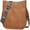 Brown, variant on Women Shoulder Bag Vintage Crossbody Purse Handbag with Leopard Guitar Strap Hobo Satchel Bag