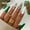 W140 fresh ripple [glue type], variant on Fofosbeauty 24pcs Press on False Nails, Long Coffin Fake Nails, Stones and Daisy French Red