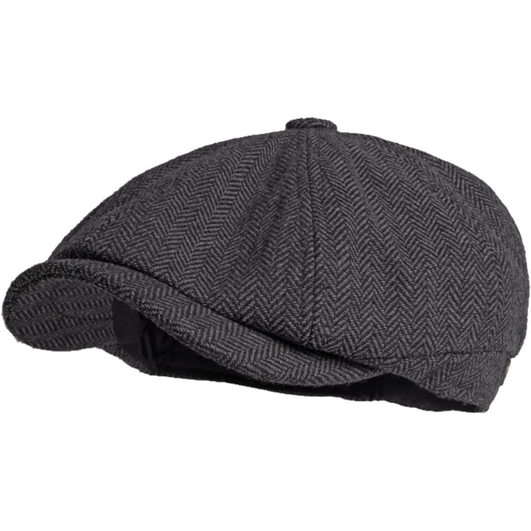 Le Vechtoo 1920s Mens Costume Fedora Hat,Gatsby Gangster