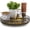 Rustic, variant on Lazy Susan Turntable Organizer for Table Top, 9’’ Round Wooden Lazy Susan for Cabinet Kitchen Countertop Pantry Dining Coffee Table for Condiments Spices, Rustic Bathroom Vanity Tray for Soap Candle