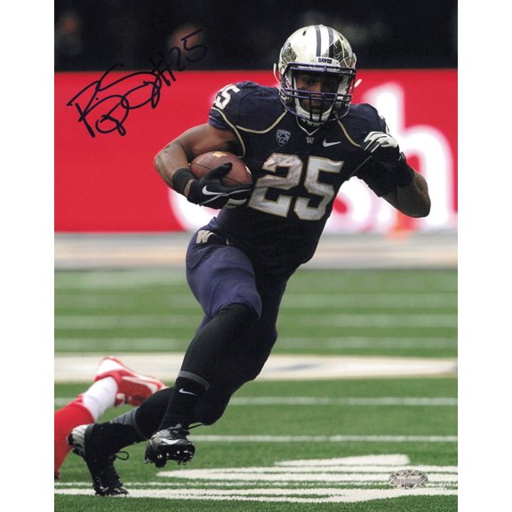 Bishop Sankey Autographed 8x10 Photo University of Washington Huskies MCS Holo #63186