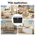 thumbnail image 4 of DUYIWAA 3 Tiers Watch Box Sunglasses Case Jewelry Storage Display Box Eyeglasses Organizer Case, 4 of 22