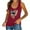 #250422A720 Red, variant on Aloohaidyvio American Flag Tank Tops Women Graphic Tees 4th of July Tops Patriotic Shirts 4th of July Tank Tops