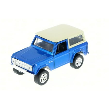 Ford Bronco Track 1973 Ford Bronco Truck, Blue - Jada 97051 - 1/32 Scale Diecast Model Toy Car (Brand New, but NOT IN BOX) ()