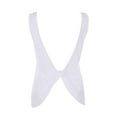 thumbnail image 7 of SNKSDGM Female Black Tank Top Woman Undershirt Tank Top for Women Fitted Basic Tanks Women Cold Shoulder Top Knot Backless Tshirt Tank Top Sexy Casual Loose Backless Tshirt Xxl, 7 of 7