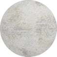 thumbnail image 2 of Addison Rugs Mayfield Washable Transitional Soft Abstract Ivory Round Rug, 8' x 8', 2 of 5