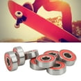 thumbnail image 4 of ABEC Roulement 9, Haute Précision Performance Stable Haute Dureté 608RS Roulement à Billes pour Patins à Roulettes Rouge, 4 of 8