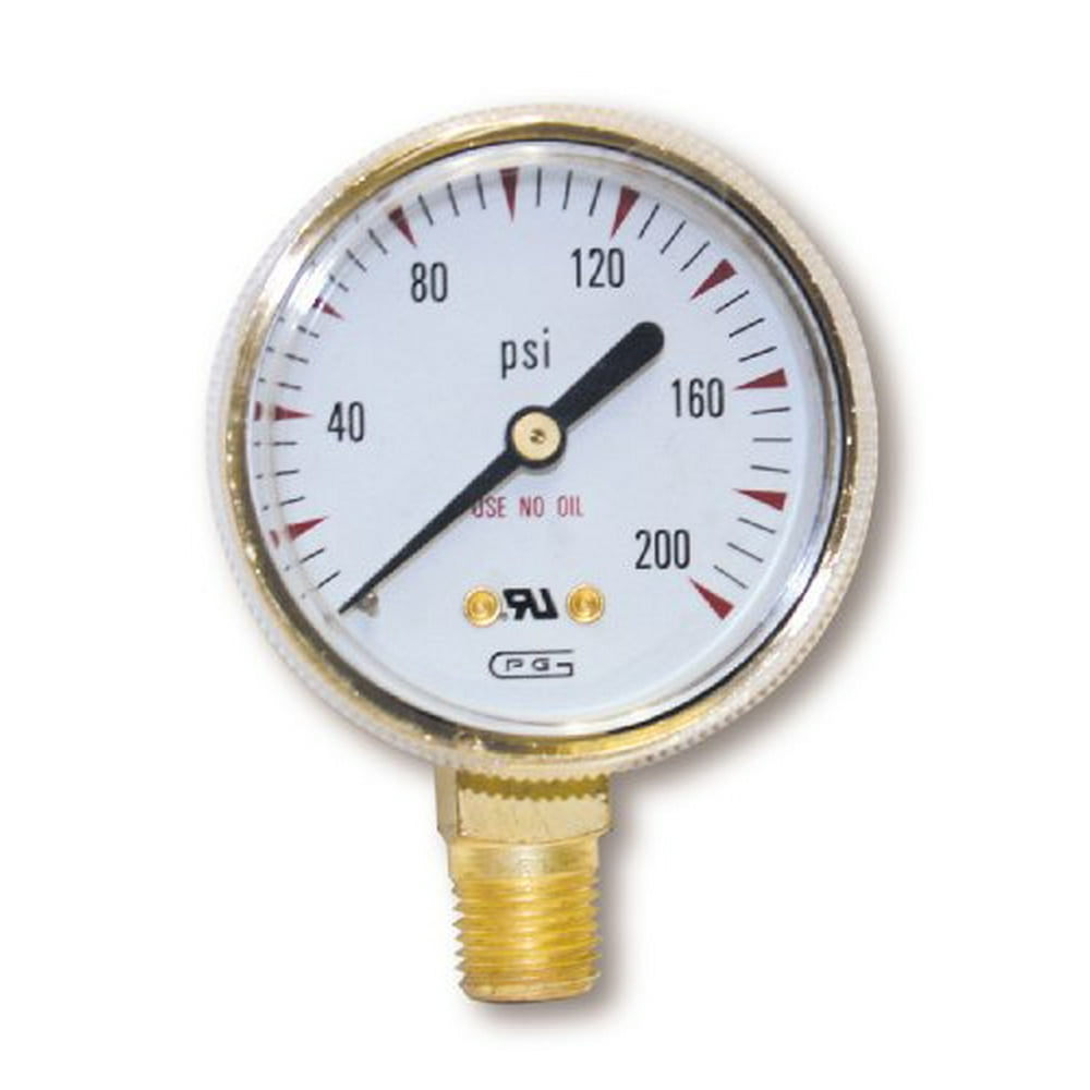 US 08034 Victor Style Low Pressure Gauge for Oxygen Regulators 0