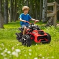 thumbnail image 4 of 12V Kids Ride On ATV Car, MUKIDY  2 Wheeler Motorcycle Electric Vehicle ATV with LED, Music,Ride on Car Toy for Boys and Girls -Red, 4 of 10