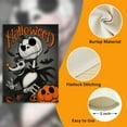 thumbnail image 3 of Halloween Jack Skellington Decorative Garden Flag, Jack O Lantern Pumpkin Yard Outside Decorations, Small Outdoor Home Decor Double Sided 12x18, 3 of 6