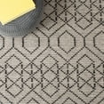 thumbnail image 6 of SAFAVIEH Montauk Lars Geometric Cotton Area Rug, Black/Beige, 8' x 10', 6 of 8