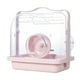 thumbnail image 1 of Jaula transportadora para hámster con rueda de ejercicio, botella de agua, jaula para ratón y hámster. Rosa, 1 of 9