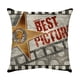 thumbnail image 2 of Funda de Cojín JAMW Juego de 4 Fundas Decorativas con Patrón de Película Retro Algodón y Lino 45 x 45 cm, 2 of 5