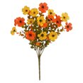 thumbnail image 2 of Artificial Fall Flowers Uv Resistant Outdoor Fake Flower Bundle for Halloween Porch Yard Decor 14 Inch Orange Yellow Floral Decorations for Fall and Thanksgiving Outdoor, 2 of 6