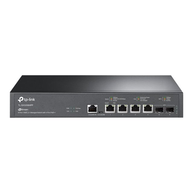 TP-Link JetStream TL-SX3206HPP V1 - Switch - L2+ - managed - desktop, rack-mountable - PoE++ (200 W)