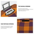 thumbnail image 5 of Easygdp Fall Buffalo Plaid Double-Sided Printed Elastic Suitcase Protective Cover,Invisible Zipper, Business Trip Luggage Cases,Washable And Resistant To Falling -X-Large, 5 of 9