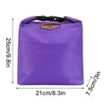 thumbnail image 4 of Dmlowu Lunch Bag 8x10" Thickened Lunch Box for Women Men Lightweight Durability Cooler Insulated Lunch Tote Bag for Home Office School Supplies, 4 of 6