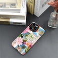 thumbnail image 3 of Magnetic Case for iPhone 15 Pro Max, Compatible with Magsafe, PC Hard Shell & Silicone Inner Bumper, Shockproof Full-Body Cover for iPhone 15 Pro Max Case - Pink Tulips in A White Vase, 3 of 5