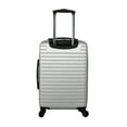Protege, Vacationer Hard Side 20” Expandable Carryon Luggage, Silver