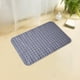 thumbnail image 4 of Alfombrilla de baño antideslizante de PVC para de pies con ventosas y orificios de drenaje, alfombrillas de baño s, alfombrilla de Gris oscuro Baoblaze alfombras de baño, 4 of 8