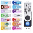 thumbnail image 1 of Unidad flash USB TATMOHIK 128 MB, paquete de 100, personalizada con logotipo, 1 of 9