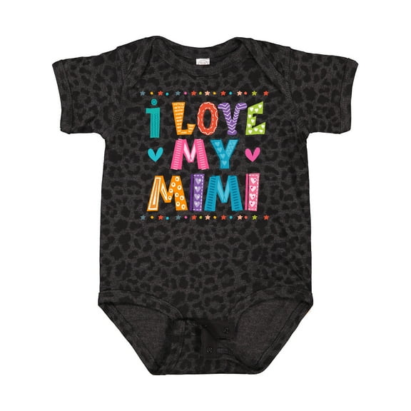 Inktastic I Love My Mimi for Babies Boys or Girls Baby Bodysuit