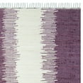 thumbnail image 4 of SAFAVIEH Montauk Twyla Striped Cotton Area Rug, Purple, 8' x 10', 4 of 6