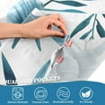 thumbnail image 7 of Ryvnso Watercolor Fish Seaweed Half Curtains Sets Tier 2 Panels Short Curtain Rod Pocket 27"W x 24"L, 7 of 7