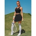 thumbnail image 5 of Charmo Womens 2 Piece Tennis Skirts Sets Athletic Dress with Bulit-in Shorts and Pockets, 5 of 8