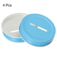 thumbnail image 3 of Inserts para tapa de banco con ranura para monedas Uxcell de 70 mm/2.76" para frascos de conservas, paquete de 4, 3 of 7