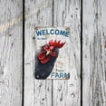 thumbnail image 2 of Noete Funny Farm Chicken Metal Tin Signs 8x12 Inch Vintage Chicken Coop Retro Decor for Country Cottage, Kitchen, Barn & Garden, 2 of 8