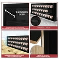 thumbnail image 5 of PENNZONI Baseball & Hockey Puck Display Case,Clear Acrylic Box, Holds 30 Balls, Glossy Oak, 5 of 9