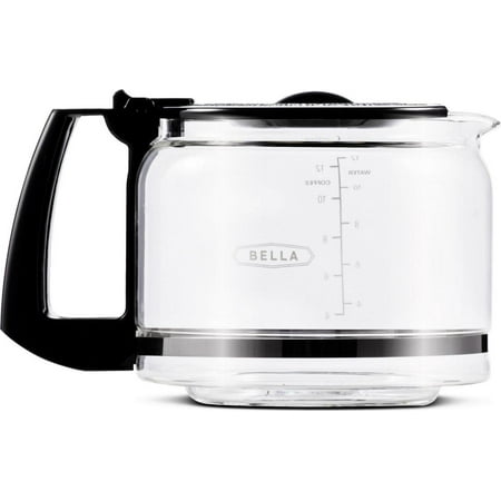 Bella - 12-Cup Programmable Coffee Maker - Black