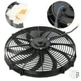 thumbnail image 1 of Oil Cooler Fan, Radiator Fan Oil System Fan Push Pull  For Oil System For Intercooler For Radiators For A/C System, 1 of 8