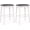 29" Bar Height-1, variant on Bar Stools Set of 4, 29" Bar Height Saddle Stools w/Padded Seat, Rubber Wood Legs, Footrests & Antiqued Surface, Upholstered Backless Barstools for Kitchen Island, Home Bar, Antique White