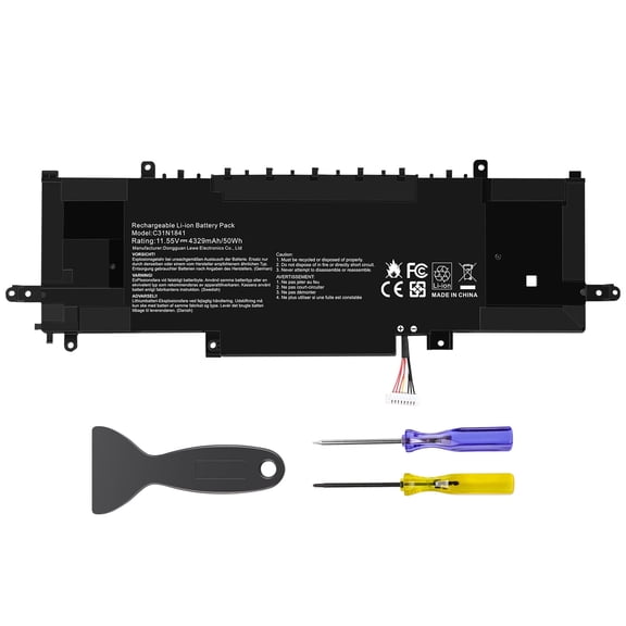 C31N1841 Laptop Battery for ASUS ZenBook UX333FAC UX334FA UX334FL UX433FL UX433FLC UM433DA UM433IQ UM434DA UM434IQ UX434DA UX434F UX434FA UX434FL UX434FAC UX434FAW UX434IQ Q427 Q427FL Series