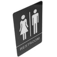 thumbnail image 3 of Braille Unisex Restroom Sign Bathroom Sign Public Braille Restroom Sign Unisex Toilet Sign, 3 of 8