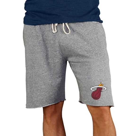 Men's Concepts Sport Gray Miami Heat Mainstream Terry Shorts