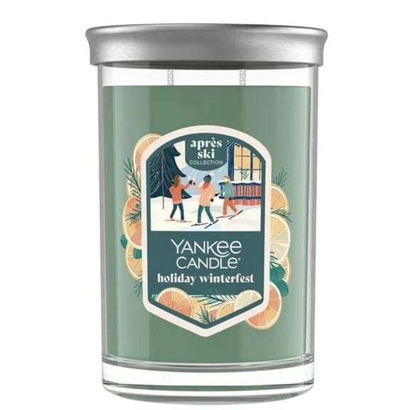 Yankee Candle Aprs Ski Collection Holiday Winterfest Large 2-Wick Tumbler Candle