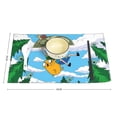 thumbnail image 2 of Adventure Time Jake The Dog Placemats Set of 4, 12x18 Inch Table Mat for Outdoor Indoor Home Party Kitchen Dining Decoration Washable Place Mats, 2 of 8