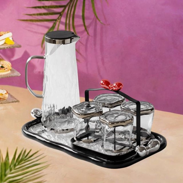 Copa de secado Organizador de tazas 4 Organizador de gancho Decoración para el hogar sin resbalón Soporte de tazas de encimera resistente Soporte Negro Rojo