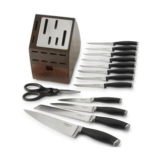  Calphalon 2017943 Stainless Steel 12 Piece Cutlery Block Set,  Silver: Home & Kitchen