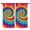 Colorful Rainbow Tie, variant on Blackout Kids Curtains,Colorful Swirl Tie Dye Pattern Childrens Insulated Curtains Set Of 2,Bedroom Essentials,Toddler Room Decor 42"x54"