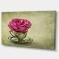thumbnail image 3 of Design Art - Red Rose in Cup and Saucer, 3 of 4