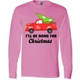 thumbnail image 3 of Inktastic I'll Be Home for Christmas Truck with Tree Long Sleeve T-Shirt, 3 of 5