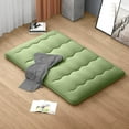 thumbnail image 2 of Costway Full Futon Mattress Japanese Floor Pad Washable Cover Carry Bag Green, 2 of 10